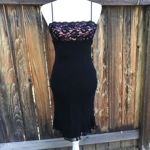 Express Little Black Slip Dress | Small